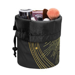 Sun And Moon Phase Print Drawstring Makeup Bag