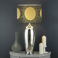 Sun And Moon Phase Print Drum Lamp Shade