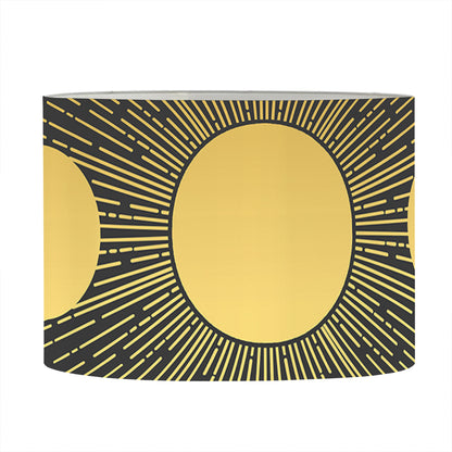 Sun And Moon Phase Print Drum Lamp Shade