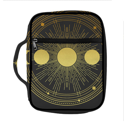Sun And Moon Phase Print Front Pocket Bible Bag