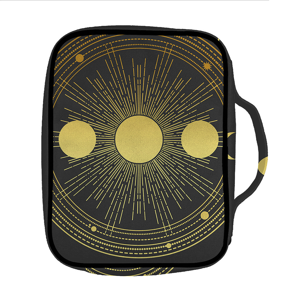 Sun And Moon Phase Print Front Pocket Bible Bag
