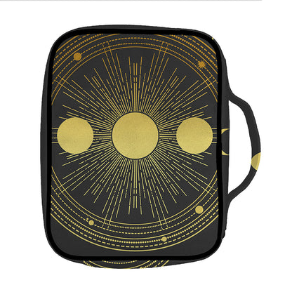 Sun And Moon Phase Print Front Pocket Bible Bag