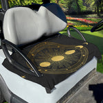 Sun And Moon Phase Print Golf Cart Seat Cover