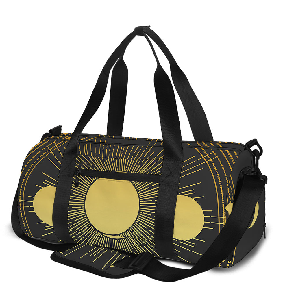 Sun And Moon Phase Print Gym Bag