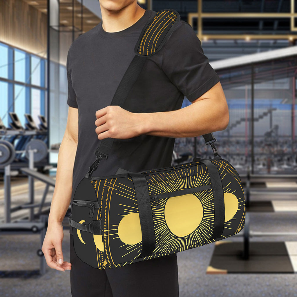 Sun And Moon Phase Print Gym Bag