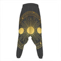 Sun And Moon Phase Print Hammer Pants