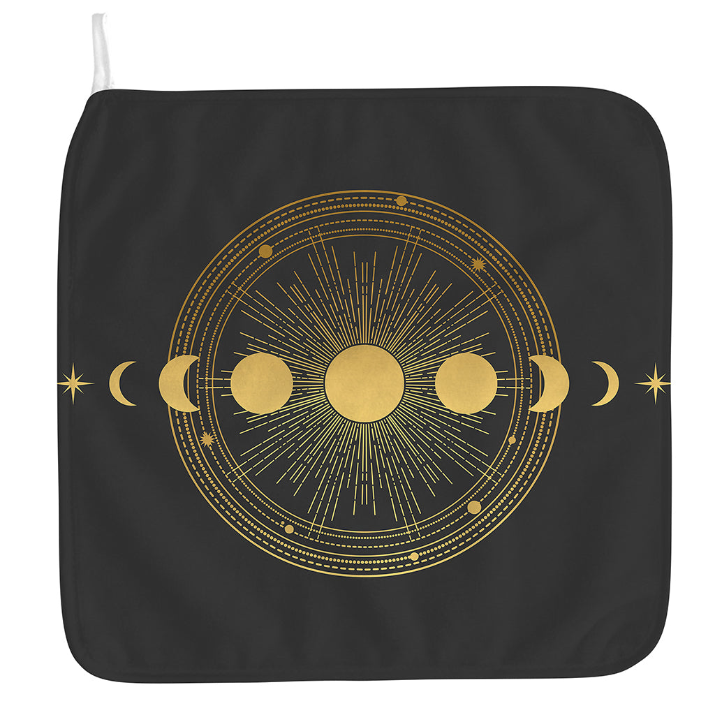 Sun And Moon Phase Print Hand Towel