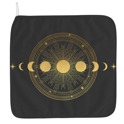 Sun And Moon Phase Print Hand Towel
