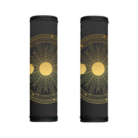 Sun And Moon Phase Print Handle Covers
