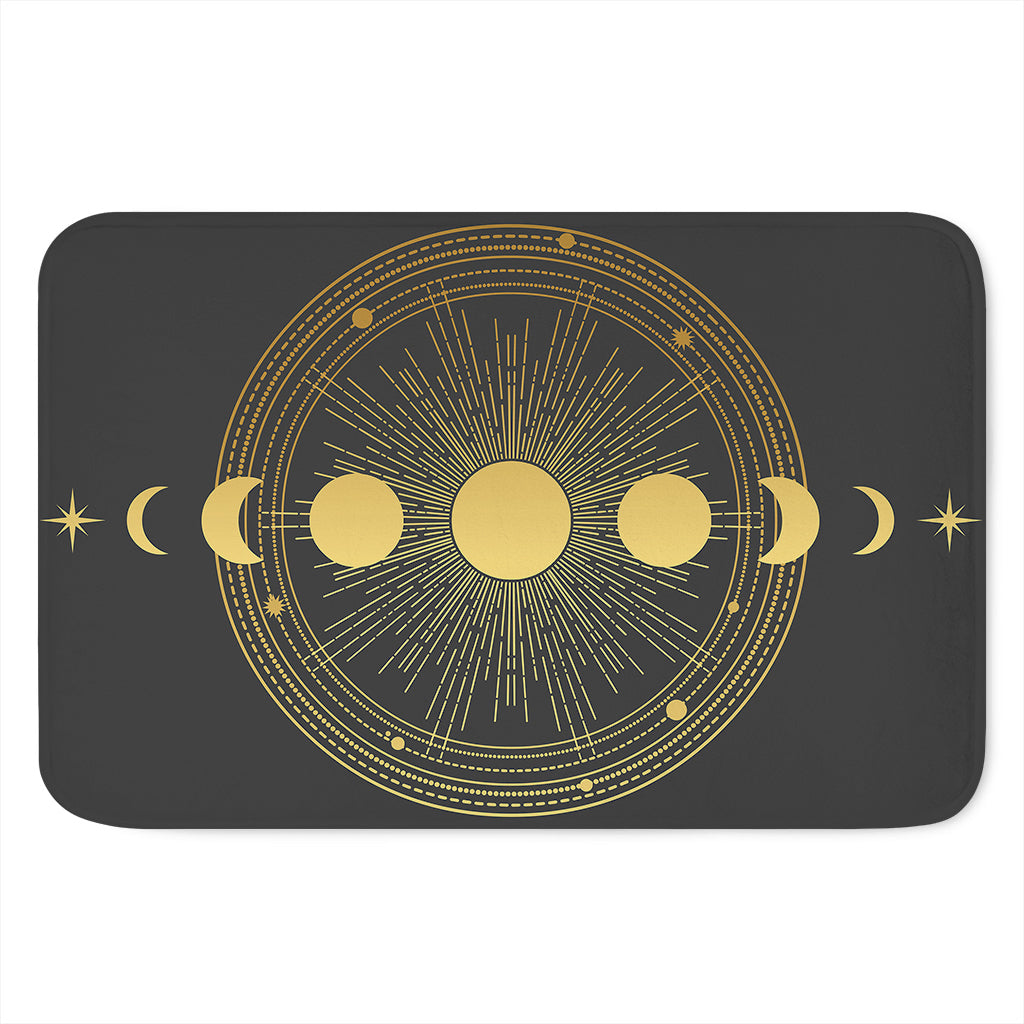 Sun And Moon Phase Print Indoor Door Mat