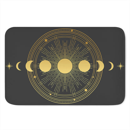 Sun And Moon Phase Print Indoor Door Mat