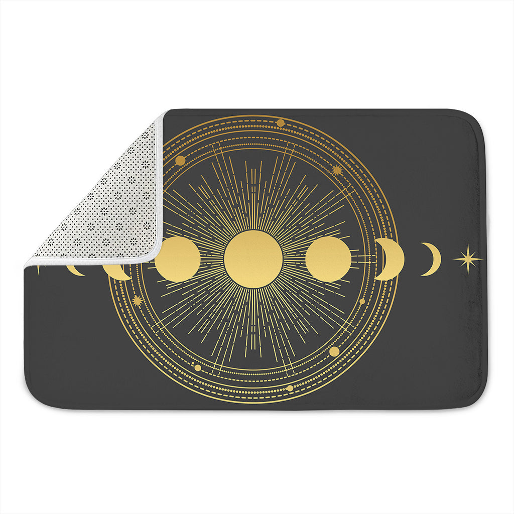 Sun And Moon Phase Print Indoor Door Mat