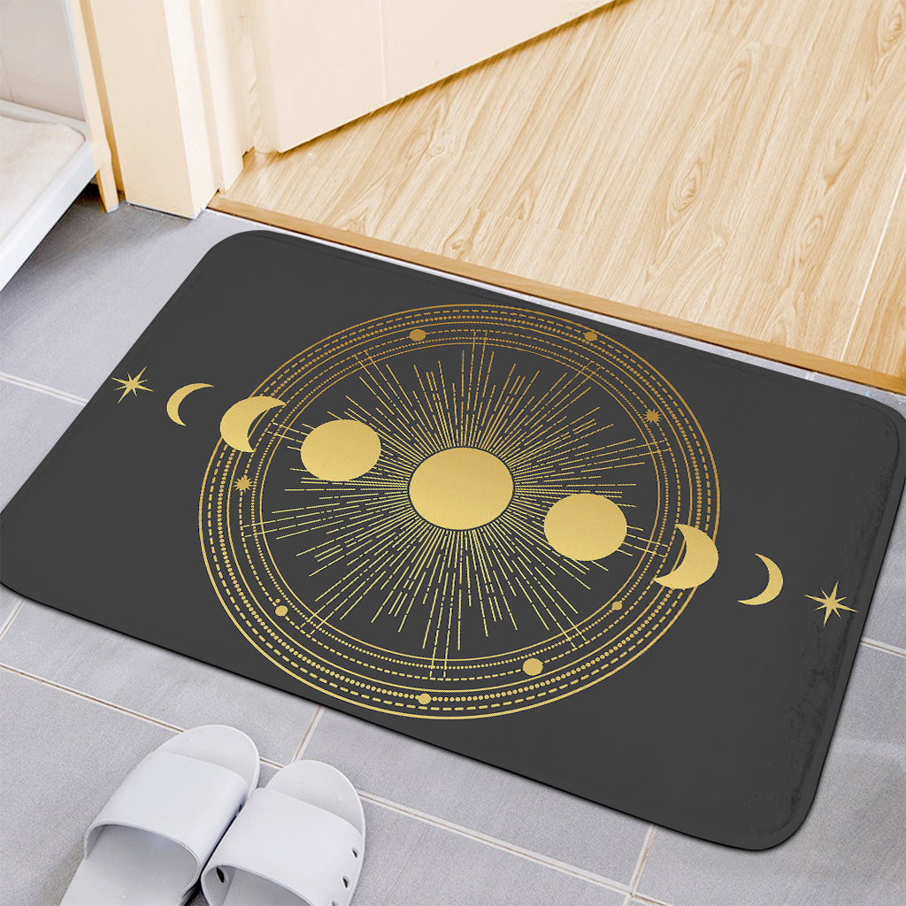 Sun And Moon Phase Print Indoor Door Mat