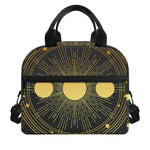 Sun And Moon Phase Print Insulated Lunch Bag
