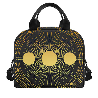 Sun And Moon Phase Print Insulated Lunch Bag