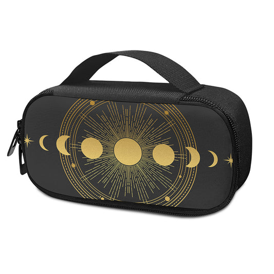 Sun And Moon Phase Print Insulin Cooler Travel Case