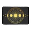Sun And Moon Phase Print Kitchen Mat