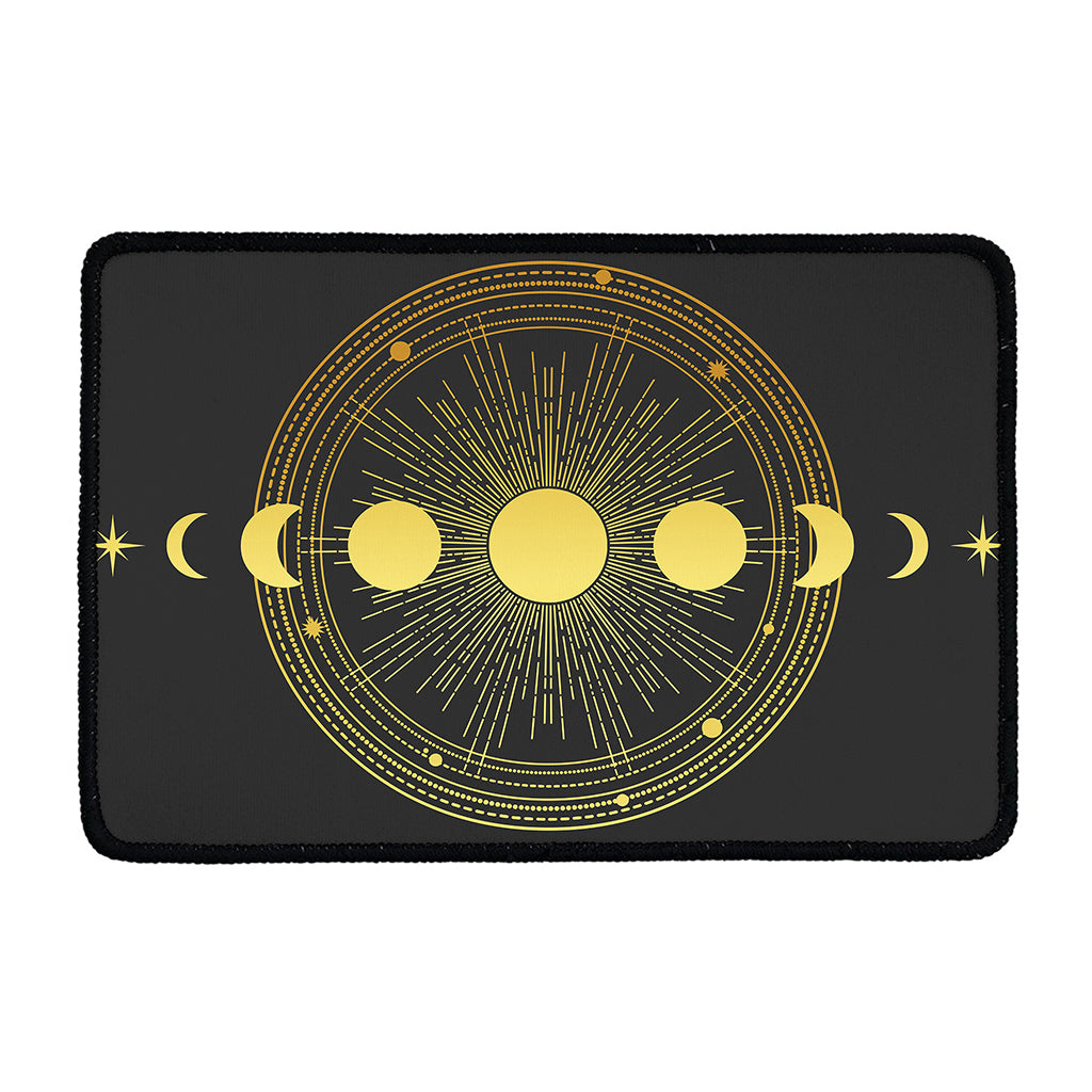 Sun And Moon Phase Print Kitchen Mat