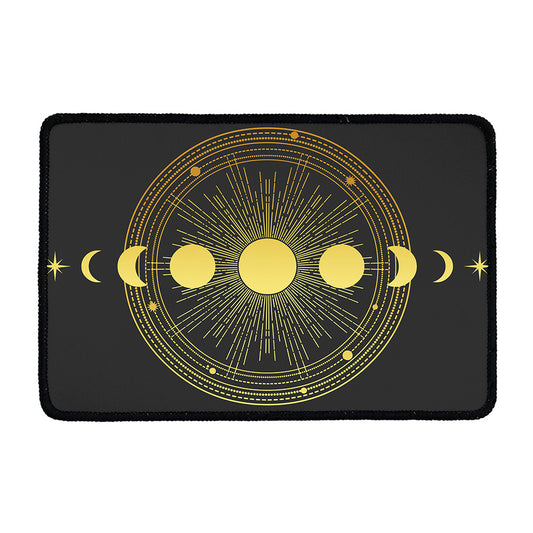 Sun And Moon Phase Print Kitchen Mat