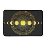 Sun And Moon Phase Print Kitchen Mat