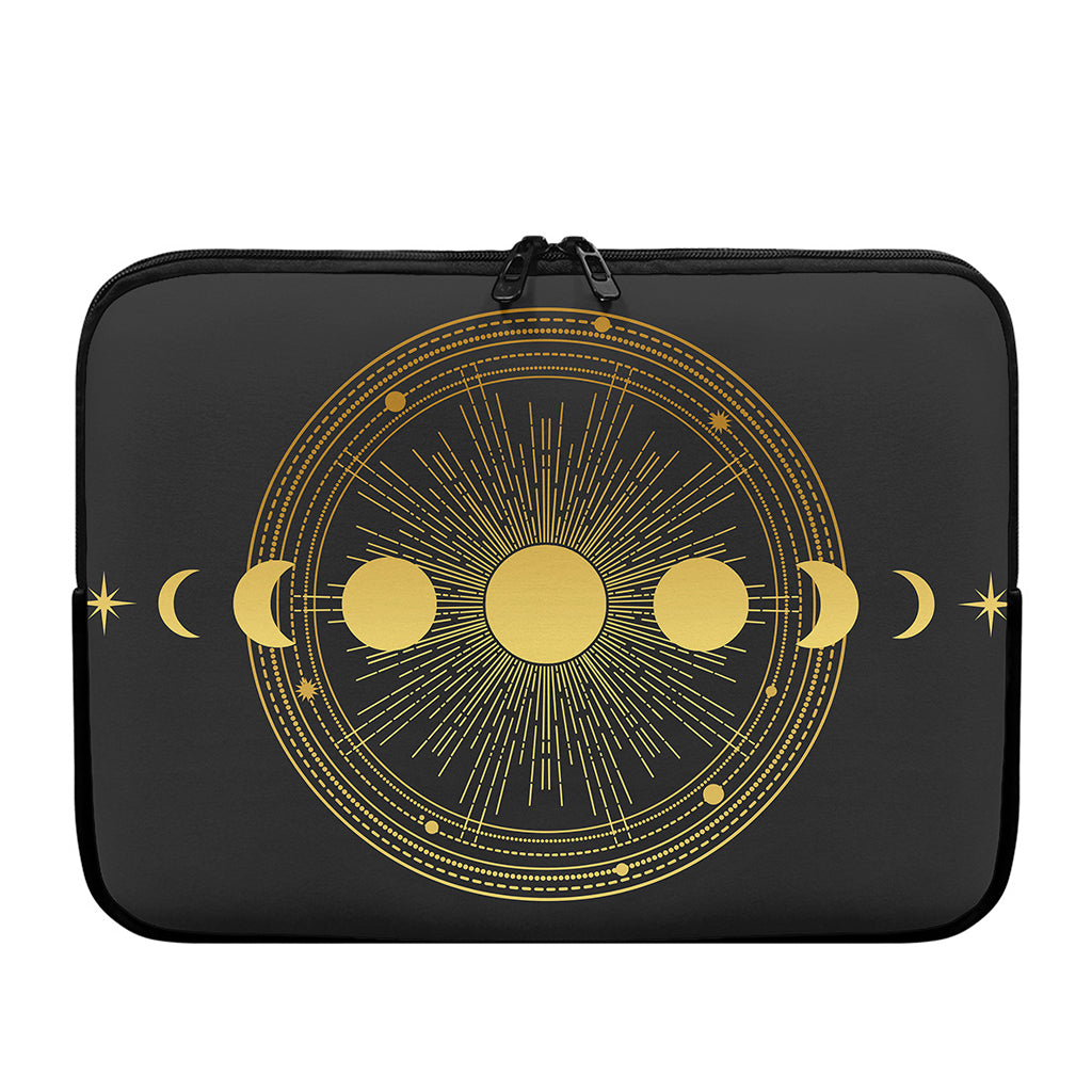 Sun And Moon Phase Print Laptop Sleeve