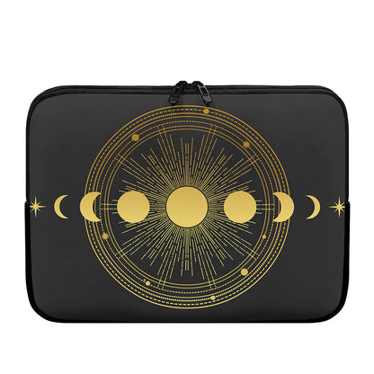 Sun And Moon Phase Print Laptop Sleeve