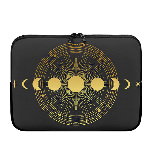 Sun And Moon Phase Print Laptop Sleeve