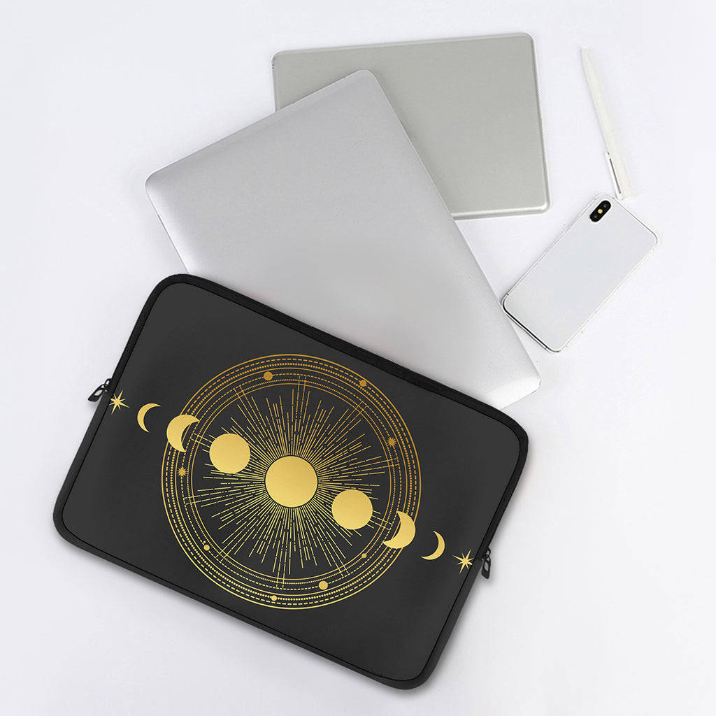 Sun And Moon Phase Print Laptop Sleeve