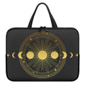 Sun And Moon Phase Print Laptop Sleeve With Handle