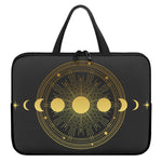 Sun And Moon Phase Print Laptop Sleeve With Handle