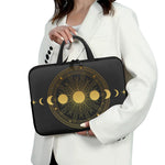 Sun And Moon Phase Print Laptop Sleeve With Handle