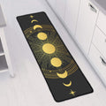 Sun And Moon Phase Print Long Kitchen Mat