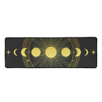 Sun And Moon Phase Print Long Kitchen Mat