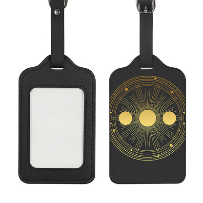 Sun And Moon Phase Print Luggage Tag