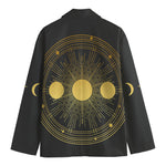 Sun And Moon Phase Print Men's Blazer
