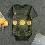 Sun And Moon Phase Print Men's Bodysuit