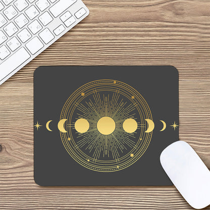 Sun And Moon Phase Print Mouse Pad