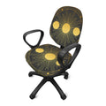 Sun And Moon Phase Print Office Chair Cover