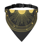 Sun And Moon Phase Print Over The Collar Dog Bandana