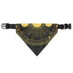 Sun And Moon Phase Print Over The Collar Dog Bandana