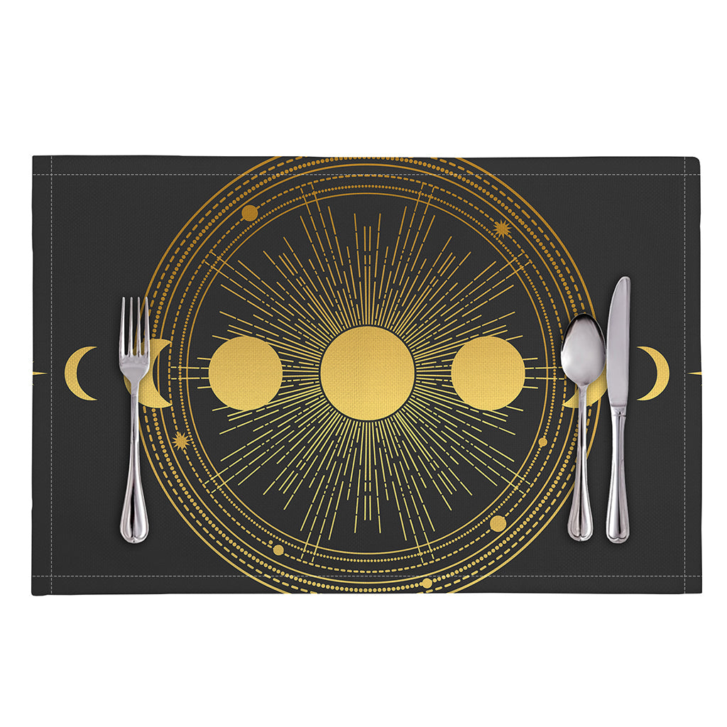 Sun And Moon Phase Print Placemat