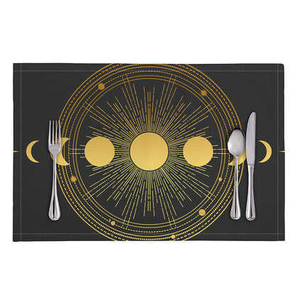 Sun And Moon Phase Print Placemat