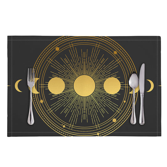 Sun And Moon Phase Print Placemat