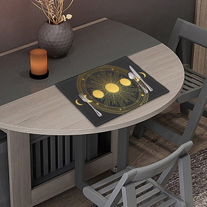 Sun And Moon Phase Print Placemat
