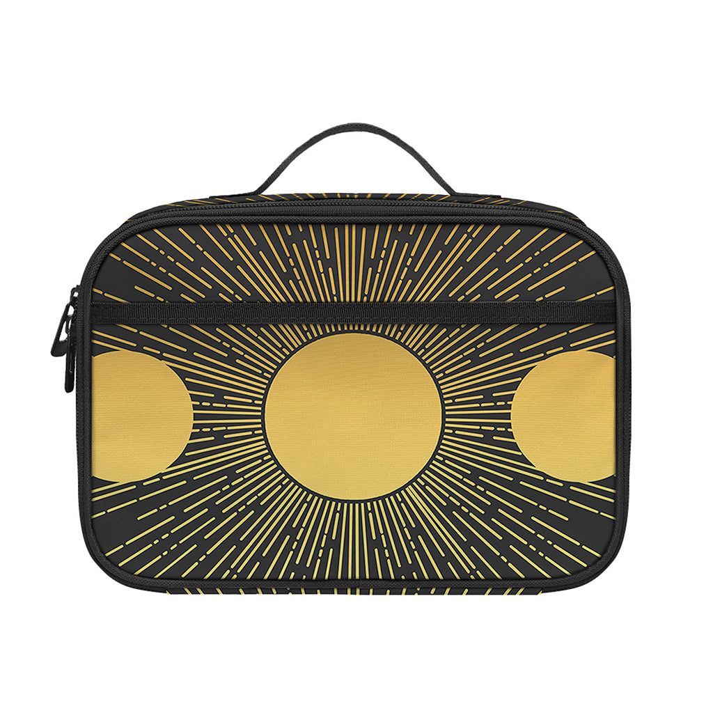 Sun And Moon Phase Print Portable Lunch Bag
