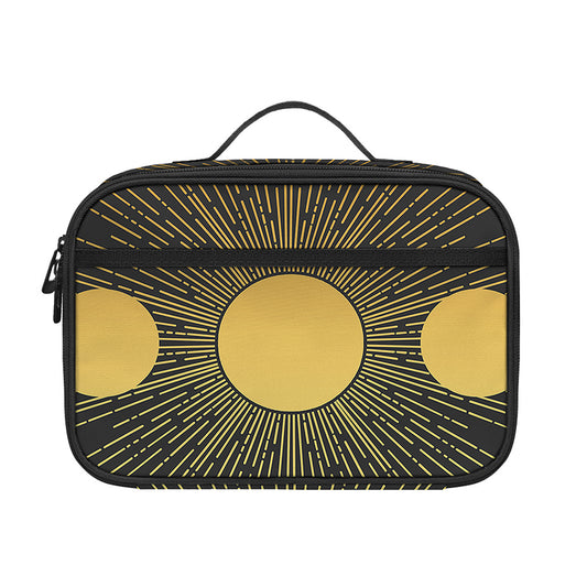 Sun And Moon Phase Print Portable Lunch Bag