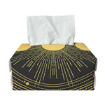 Sun And Moon Phase Print Rectangle Tissue Box Cover