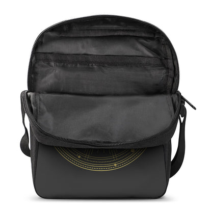 Sun And Moon Phase Print Rectangular Crossbody Bag