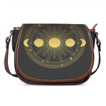 Sun And Moon Phase Print Saddle Bag