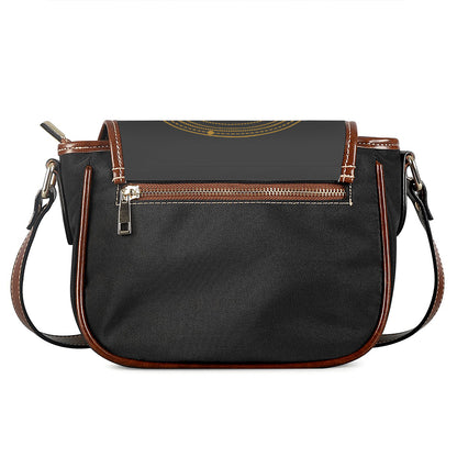 Sun And Moon Phase Print Saddle Bag